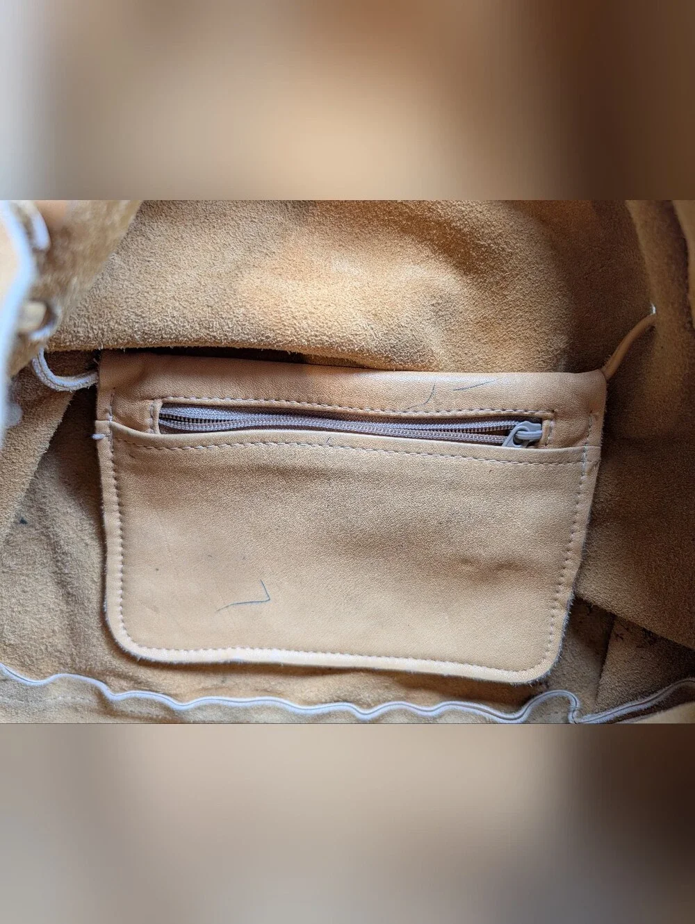 Leather Butter Soft Carmel Color Handmade Purse 🤩 Unique!